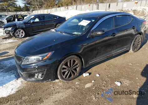 2015 Kia Optima Sxl Turbo из США, поврежденный, VIN 5XXGR4A61FG482208